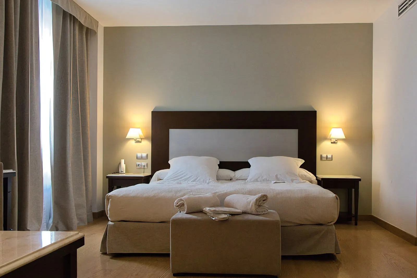 Suite con hidromasaje del Hotel Las Bóvedas en Badajoz